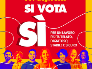 Referendum 8-9 giugno per il Lavoro